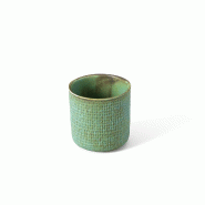 Bazar Bizar Tasse en céramique 7x7x7 cm bleu lagon - Lot de 24 - bleu céramique CNSI002La-MTR24
