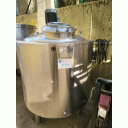 Cuve de 1000 litres en acier inoxydable 316 avec agitateur, double enveloppe et scellée hermétiquement à chaud - référence : c13193