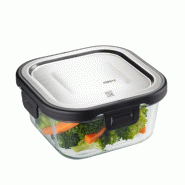 De conservation au frais Milo carrée 50 cl - Boite Argent Carré Verre Gefu 13.5x13.5 cm - argenté 4006664127561 De conservation au frais Milo carrée 50 cl - Boite Argent Carré Verre Gefu 13.5x13.5 cm - argenté 4006664127561