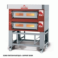 Four à pizza professionnel 1 chambre 8 pizzas commandes digitales finition - rustique série euro - EC8RD Four à pizza professionnel 1 chambre 8 pizzas commandes digitales finition - rustique série euro - EC8RD