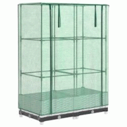 Helloshop26 - Jardinière bac lit surélevé plantes fleurs terrasse jardin surélevée avec housse aspect rotin 80 x 40 x 123 cm blanc 02_0038785 - 3 Helloshop26 - Jardinière bac lit surélevé plantes fleurs terrasse jardin surélevée avec housse aspect rotin 80 x 40 x 123 cm blanc 02_0038785 - 3
