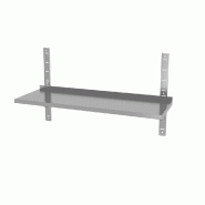 ITALCONCEPT Étagère murale réglable, simple, avec 2 supports, HENDI, 1400x300x(H)600mm - 811801