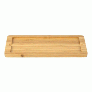 Planche support en bambou (L)330 × (P)130 mm, pour ardoise OLYMPIA CM062