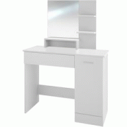 TecTake GmbH tectake Coiffeuse ZOE moderne blanc - 405314 - blanc Bois massif 405314 TecTake GmbH tectake Coiffeuse ZOE moderne blanc - 405314 - blanc Bois massif 405314