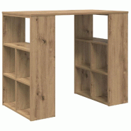 VidaXL Bureau Chêne artisanal 90 x 50 x 75 cm Bois d'ingénierie Modèle Horizon Vent Plus - 869513