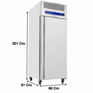 Armoire réfrigérée GN2/1 600 L 1 Négative tropicalisé - GN600BT