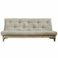 BANQUETTE CONVERTIBLE FRESH PIN TISSU LIN COUCHAGE 140*200 CM.