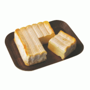Barquette ingraissable carton taille M 17x12,7x1,4 cm imprim bois foncé  par 250