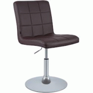 CLP Chaise de salle à manger Ricky similicuir Marron - marron polyester 152601803 CLP Chaise de salle à manger Ricky similicuir Marron - marron polyester 152601803