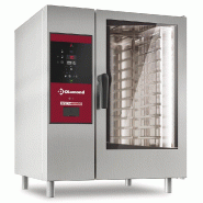 Diamond - Four électrique vapeur directe et convection, 10xGN1/1+Cleaning - réf. SDE/10S - gris AKS-SDE/10S