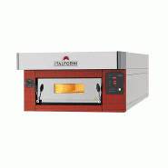 Four à pizza avec finition Rustique 6 pizzas Ø30 Commandes digitales Italforni Furnotel_0