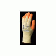 Gants manutention eurostrong 10l800 coton enduit latex maconnerie pavage t09