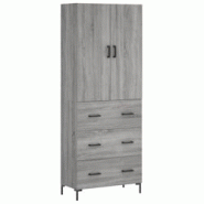 Helloshop26 - Buffet bahut commode armoire meuble de rangement organisateur cuisine salle de séjour salon haut sonoma 69,5 x 34 x 02_0035575 - 300021_0