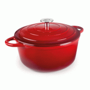 LACOR Cocotte Ronde 28cm Rouge 71738 - rouge 8414271717383