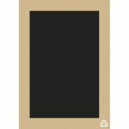 Panneau A4 Nature kraft recto noir