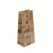 Sac kraft SOS Times 15+10x32cm - par 1000