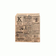Sachet papier ingraissable naturel Times 2 côtés ouverts 13x14cm - par 1000