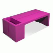 Table basse Karla polypropylène - SOKOA - Violet Panthone_0