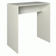 Table pont Vertigo blanc mat 94x50x100cm