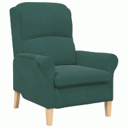 VidaXL fauteuil Vert foncé 76 x 94 x 102 cm Velours Modèle Quermelora - 42009859