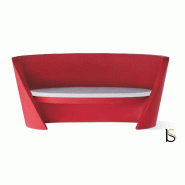 Canapé 2 places lumineux - Slide - Rouge_0