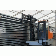 Chariot latéral multidirectionnel électrique - capacités de 1,5 à 50,0 t - manutention charges longues en intérieur/extérieur_1