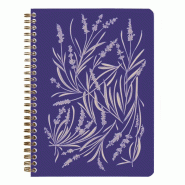 Clairefontaine Lot de 4 Carnet Jardin des Sens A5, 148p./74 feuilles 90 g/m² reliure intégrale, couv. Maya, visuels assortis (4), ligné - 332968116