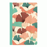 Clairefontaine Lot de 8 Carnet Gaïa 9x14, 96p./48 feuilles ivoire 90 g/m² brochée, couv. Pelliculée mate, visuels assortis (4), ligné - 3329681162515