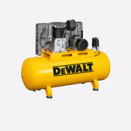 Compresseur à piston 5,5CV 270l 380V - professionnel, tête aluminium, cylindre fonte