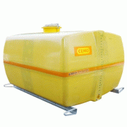 Cuve en polyester fibre de verre coffre 8 000 litres - Pour eau, engrais, émulseur incendie - CEMO - 11325S Cuve en polyester fibre de verre coffre 8 000 litres - Pour eau, engrais, émulseur incendie - CEMO - 11325S