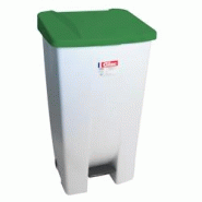 GILAC Poubelle à pédale économique 60 L, 80 L, 120 L - avec roues - 5 couleurs - 120 L - Vert G618211 - vert 3573678699472 GILAC Poubelle à pédale économique 60 L, 80 L, 120 L - avec roues - 5 couleurs - 120 L - Vert G618211 - vert 3573678699472
