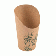 Gobelet à frites Feel Green 480cc Ø8,5x13,5cm - par 50