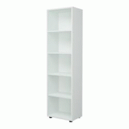 Helloshop26 - Bibliothèque design pour salon étagère style original à 5 niveaux 178 x 49 x 30 cm blanc 03_0006520 - 3001795282722 Helloshop26 - Bibliothèque design pour salon étagère style original à 5 niveaux 178 x 49 x 30 cm blanc 03_0006520 - 3001795282722