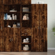 Helloshop26 - Buffet bahut commode armoire meuble de rangement organisateur cuisine salle de séjour salon haut 40 x 42,5 x 185 cm 02_0033358 - 300021 Helloshop26 - Buffet bahut commode armoire meuble de rangement organisateur cuisine salle de séjour salon haut 40 x 42,5 x 185 cm 02_0033358 - 300021