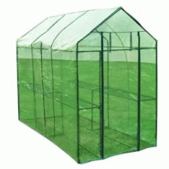 Helloshop26 - Serre de jardin 190 cm jardinage plastique vert 1602008/2 - 3000093951538 Helloshop26 - Serre de jardin 190 cm jardinage plastique vert 1602008/2 - 3000093951538