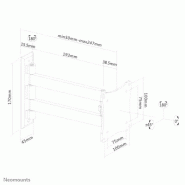 Neomounts FPMA-W820BLACK Support d'écran mural 10-27" - orientable