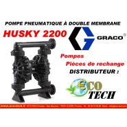 Pompe graco pneumatique à double membrane husky 2200 tours mayenne