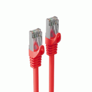 Shiverpeaks Câble patch, Cat. 6A, S/FTP, 1,5 m, rouge - rouge 4017538076892