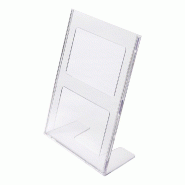 SHOWDOWN Displays Exposiciónate Scritto® L Support A4 Portrait LA4P - transparent plastique 8595578367614_0