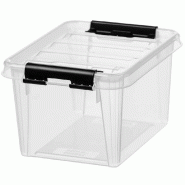 SmartStore Boîte de rangement CLASSIC 1,5 L, clips: noir - noir plastique 3453070