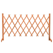 Vidaxl clôture en treillis de jardin orange 150x80 cm bois de sapin 314826