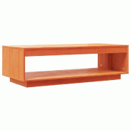 VidaXL Table basse cire marron 110x50x33,5 cm bois massif de pin Modèle Montmartre Moderne - 844135