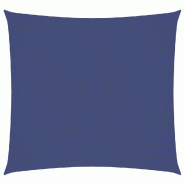 VidaXL Voile de parasol tissu oxford carré 6x6 m bleu Modèle Atlas Élite - bleu 135527