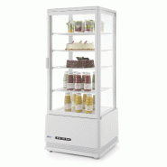 Vitrines de table grand modèle, 98 litres - blanc - P233665