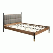 AC ANGEL CERDA Angel Cerdá Lit en simili-cuir gris foncé 7169C 170 x 215 x 112 - gris textile 8435631033011 AC ANGEL CERDA Angel Cerdá Lit en simili-cuir gris foncé 7169C 170 x 215 x 112 - gris textile 8435631033011