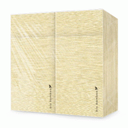 Bio Bamboo® - Serviette à couverts jetable, 40 x 40 cm, extrêmement douce, compostable, viscose de bambou, 600 pièces, champagne - beige Bambou CO