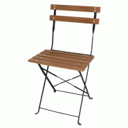 Chaises bistro en imitation bois | Bolero - GJ766