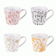 Coffret de 4 tasses Galehia 18 cl - Multicolore Rond Grès Table Passion 10.7x7.7 cm - multicolore Grès 3106232781445 Coffret de 4 tasses Galehia 18 cl - Multicolore Rond Grès Table Passion 10.7x7.7 cm - multicolore Grès 3106232781445