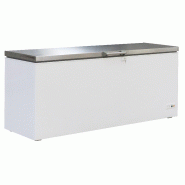 Congélateur bahut couvercle en inox 635 l l1904mm 7151.1125 COMBISTEEL