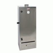 Fumoir traditionnel en inox 3 niveaux - Thermomètre intégré - Construction AISI 304 Fumoir traditionnel en inox 3 niveaux - Thermomètre intégré - Construction AISI 304